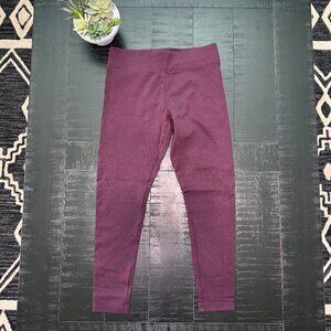 Ann Taylor The Loft Maroon/Burgundy Leggings Size M